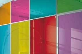 Adhésifs dépolis colorés