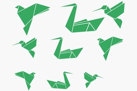 Décoration adhésive pour vitre - Motif Origamis decoration-adhesive-origamis.jpg